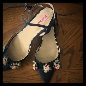 Betsey Johnson Floral Shoes